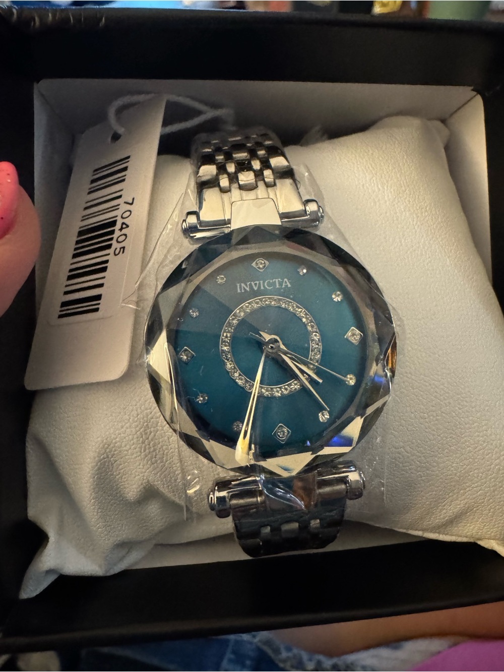 NIB CELESTIAL SPARKLING BLUE INVICTA CRYSTAL WATCH MSRP: $269